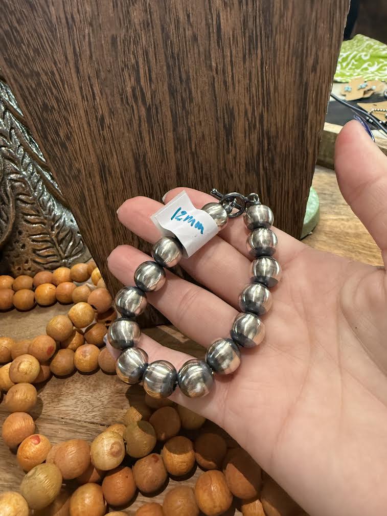 12mm Bead Bracelet