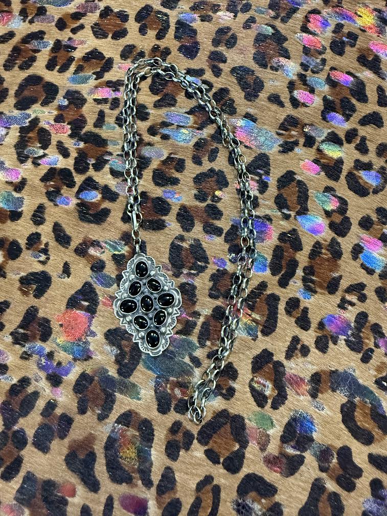 Long Onyx Necklace