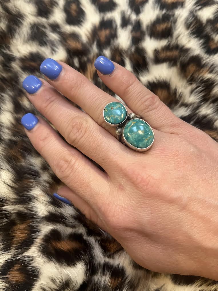 Royston Turquoise Two Stone