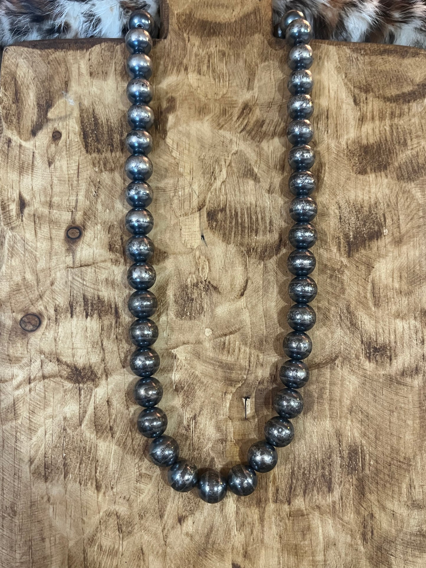 14 mm, 24 inch Navajo Pearls