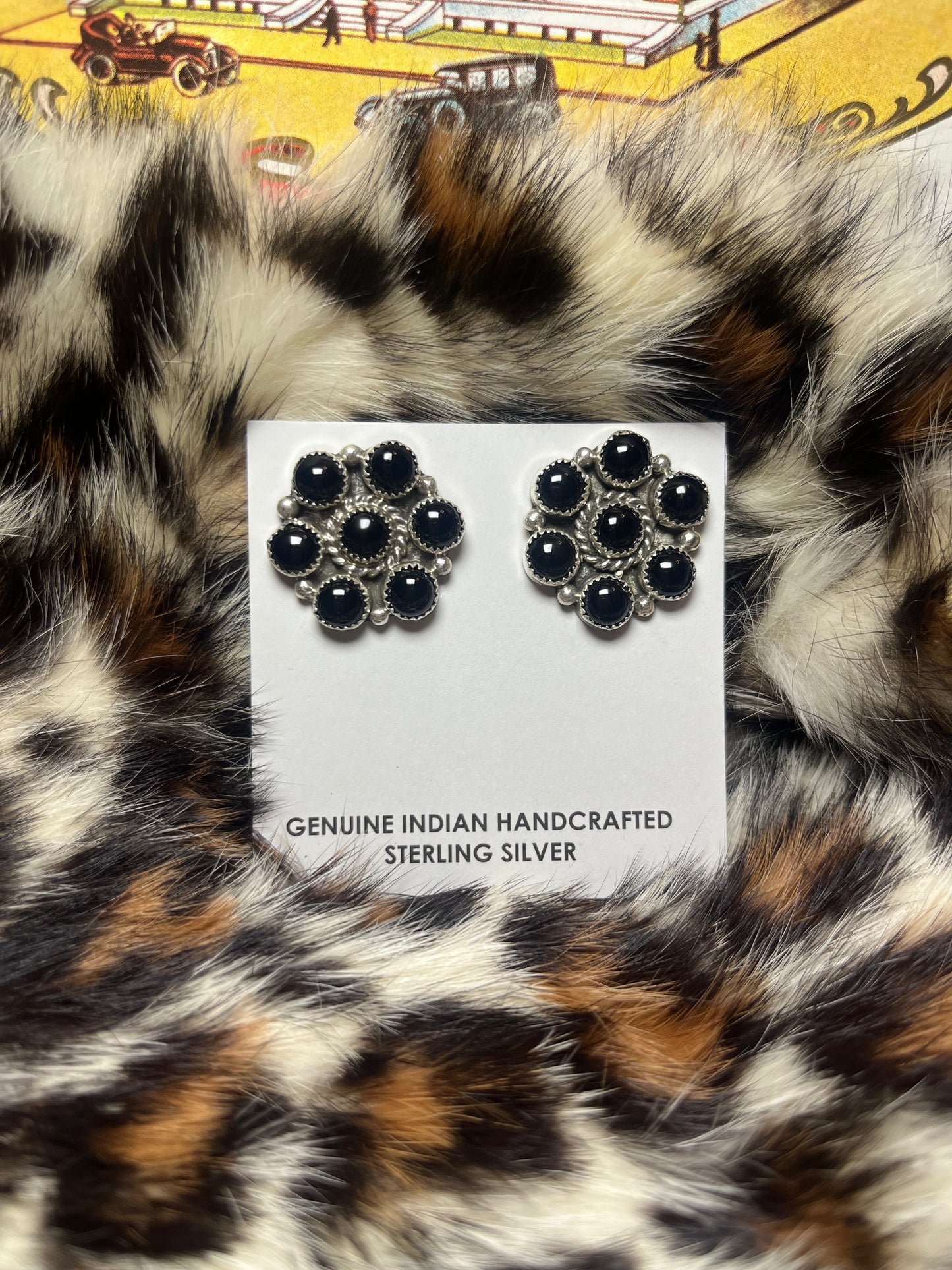 Black Onyx Flowers