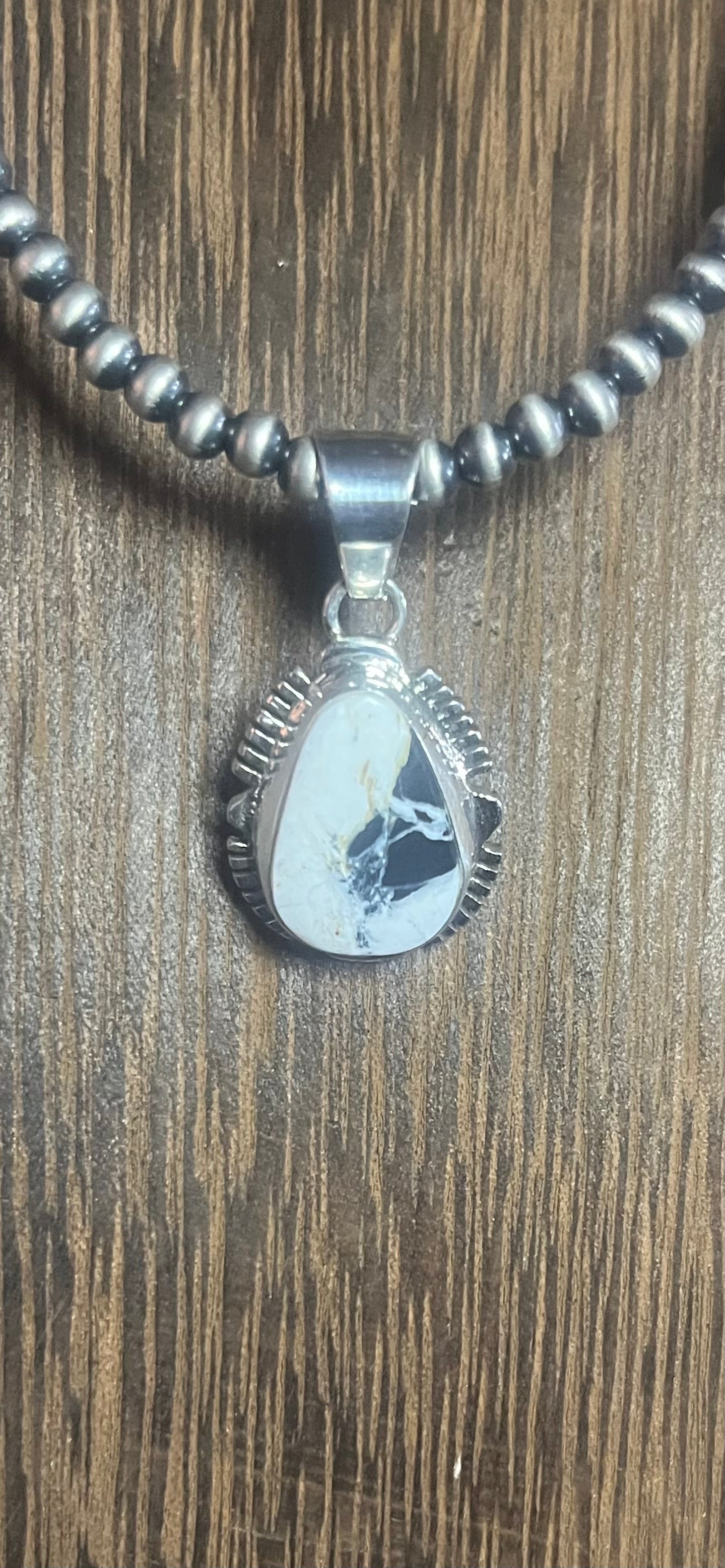 White Buffalo Pendant
