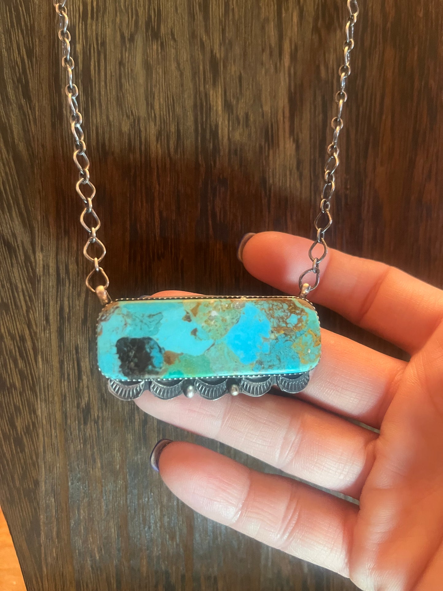 Tia Large Bar Necklace