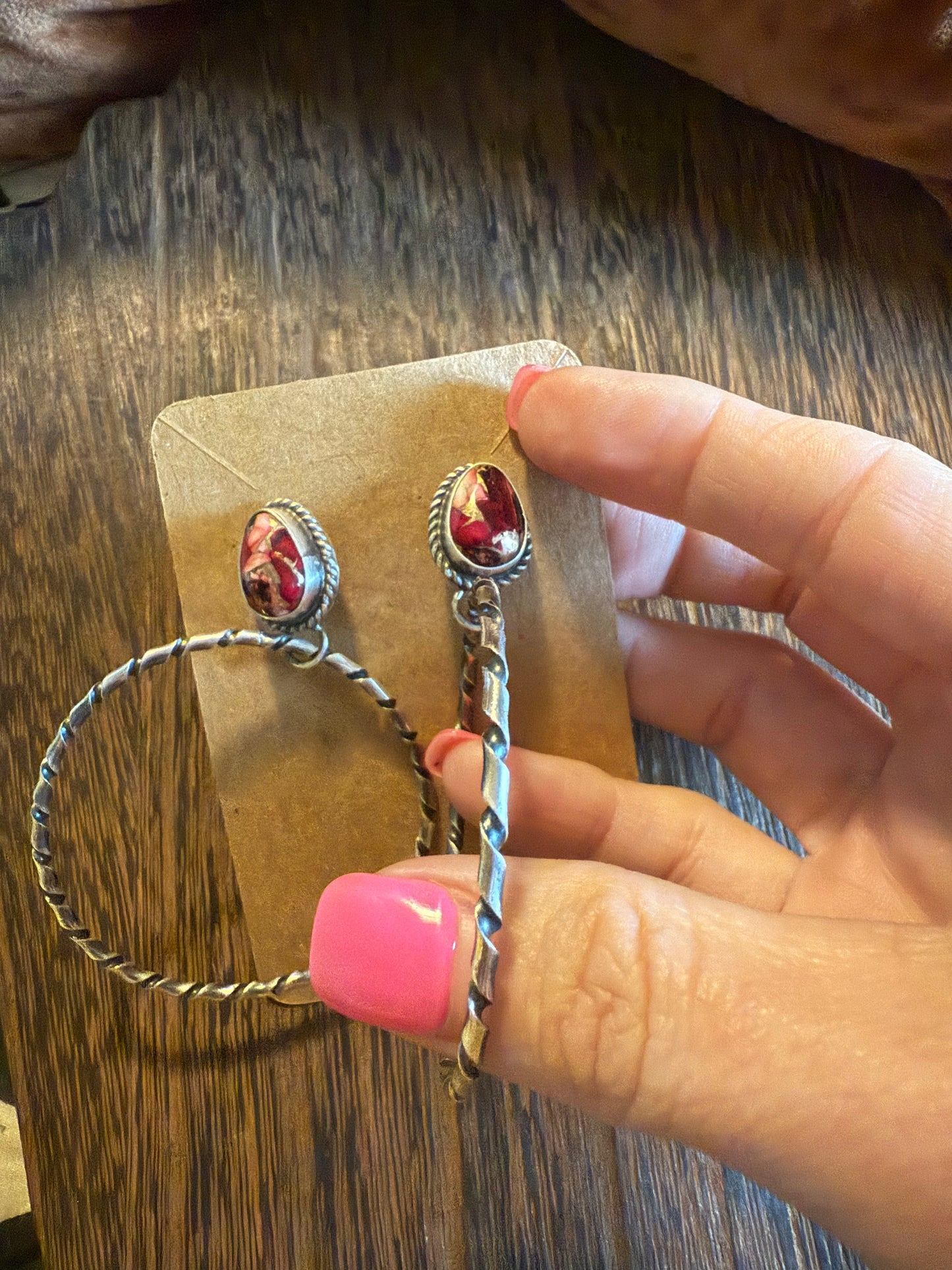 Dahlia Rose Hoops