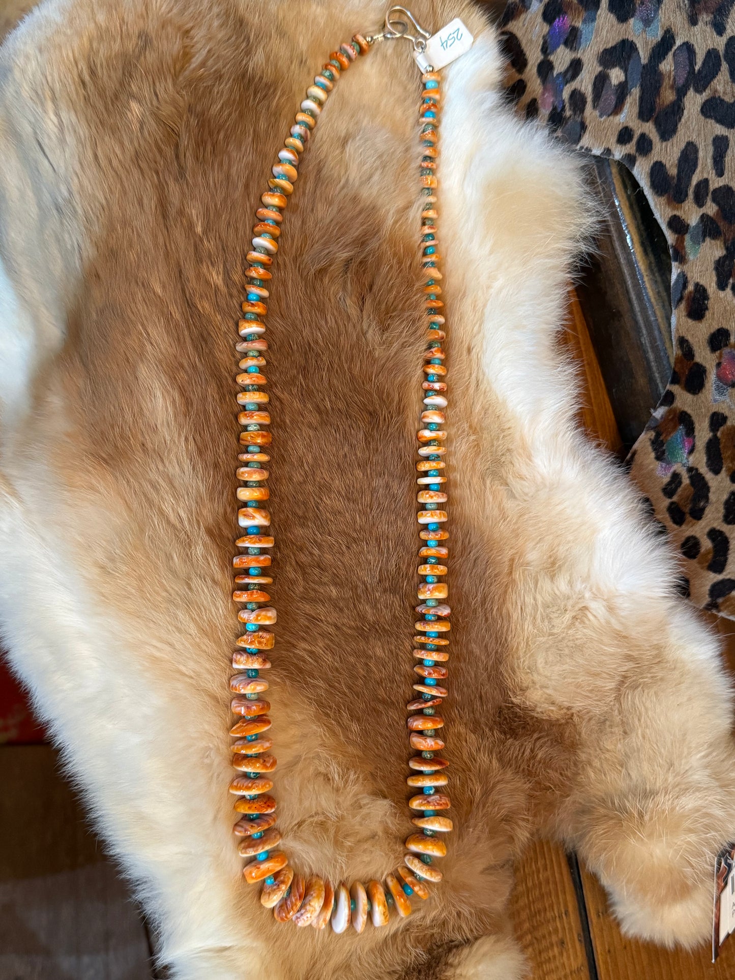 Long Spiny & Kingman Necklace