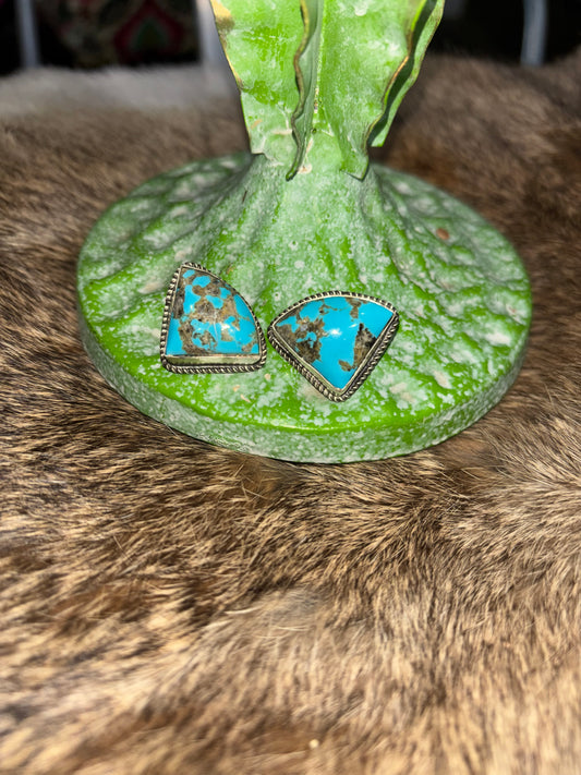 Kingman Triangle Studs