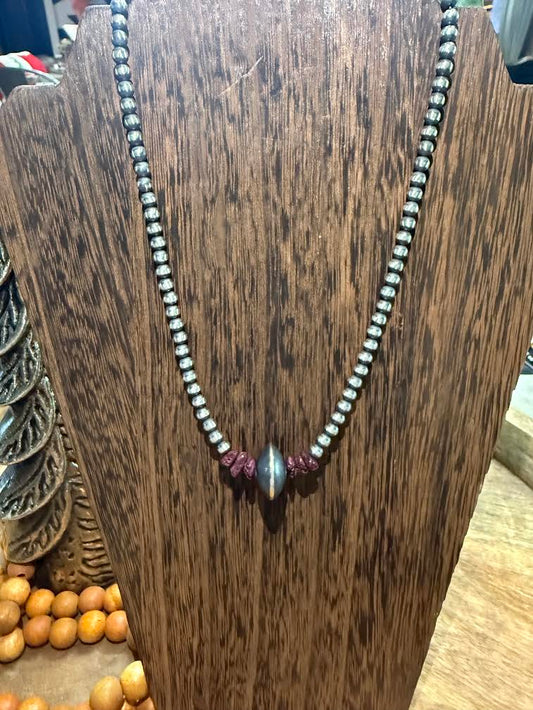 Large Saucer with Purple Spiny