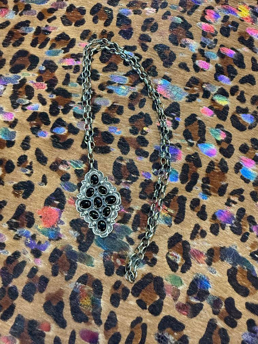 Long Onyx Necklace