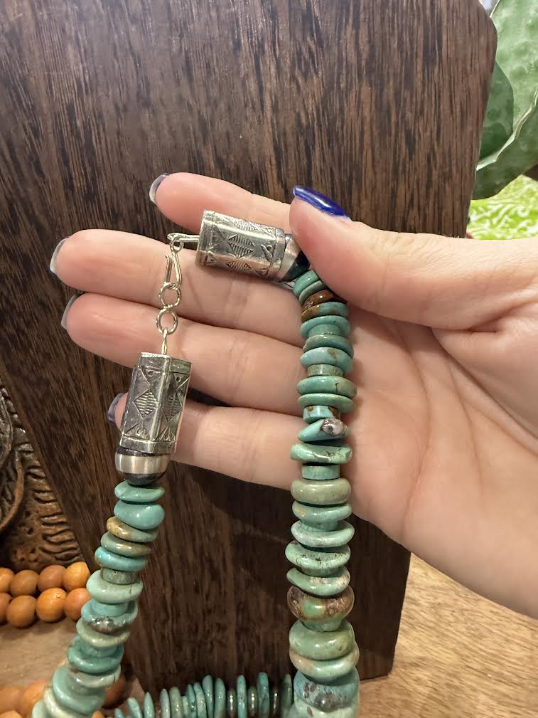 Kingman with Barrell Beads
