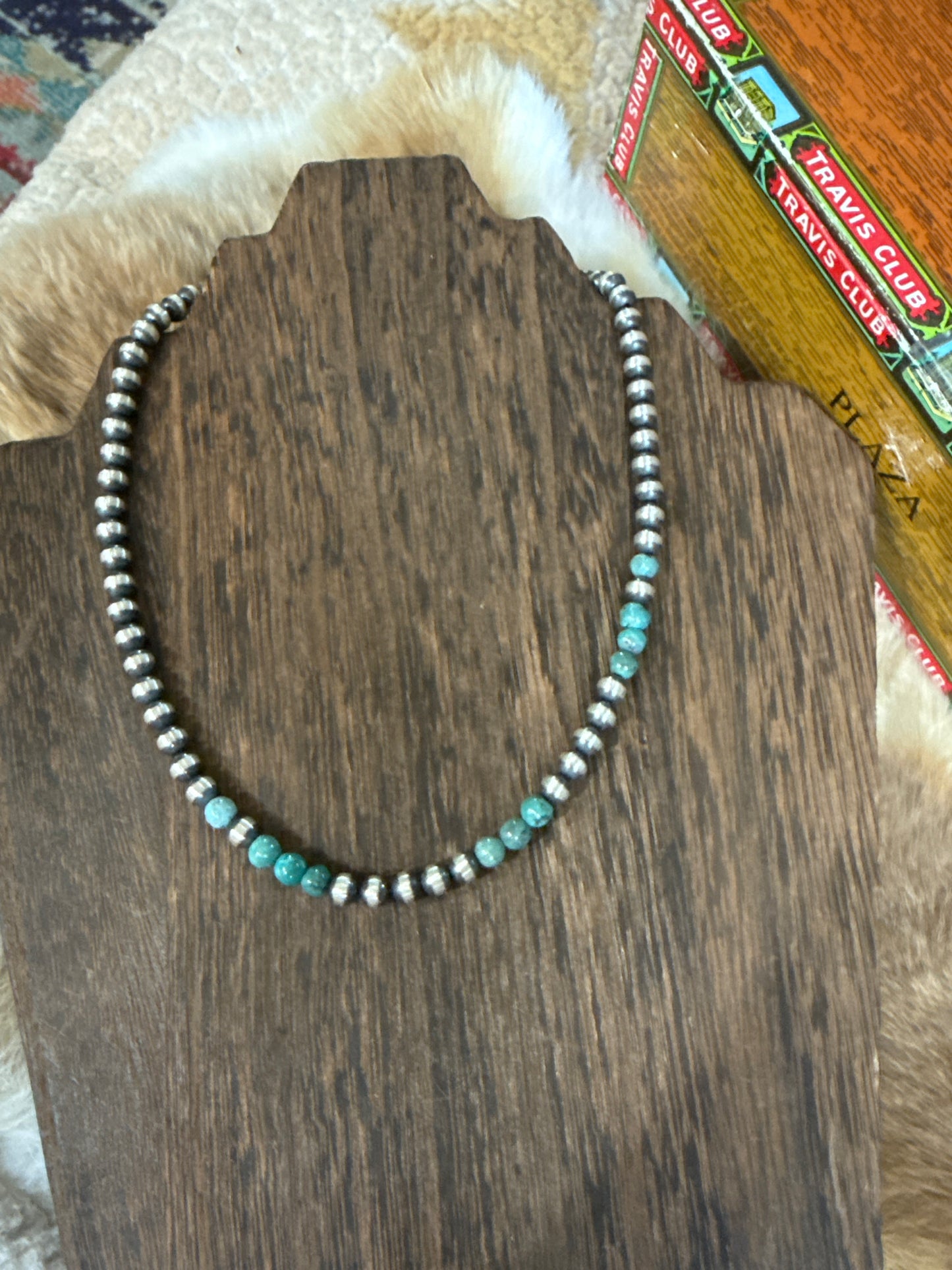 5mm, 18 inch with Turquoise