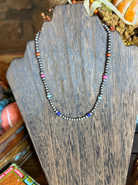 Multi Opal Necklace- 16 inch