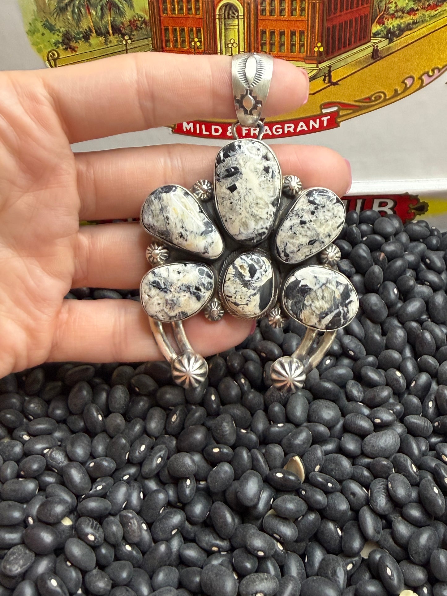 White Buffalo Naja Pendant