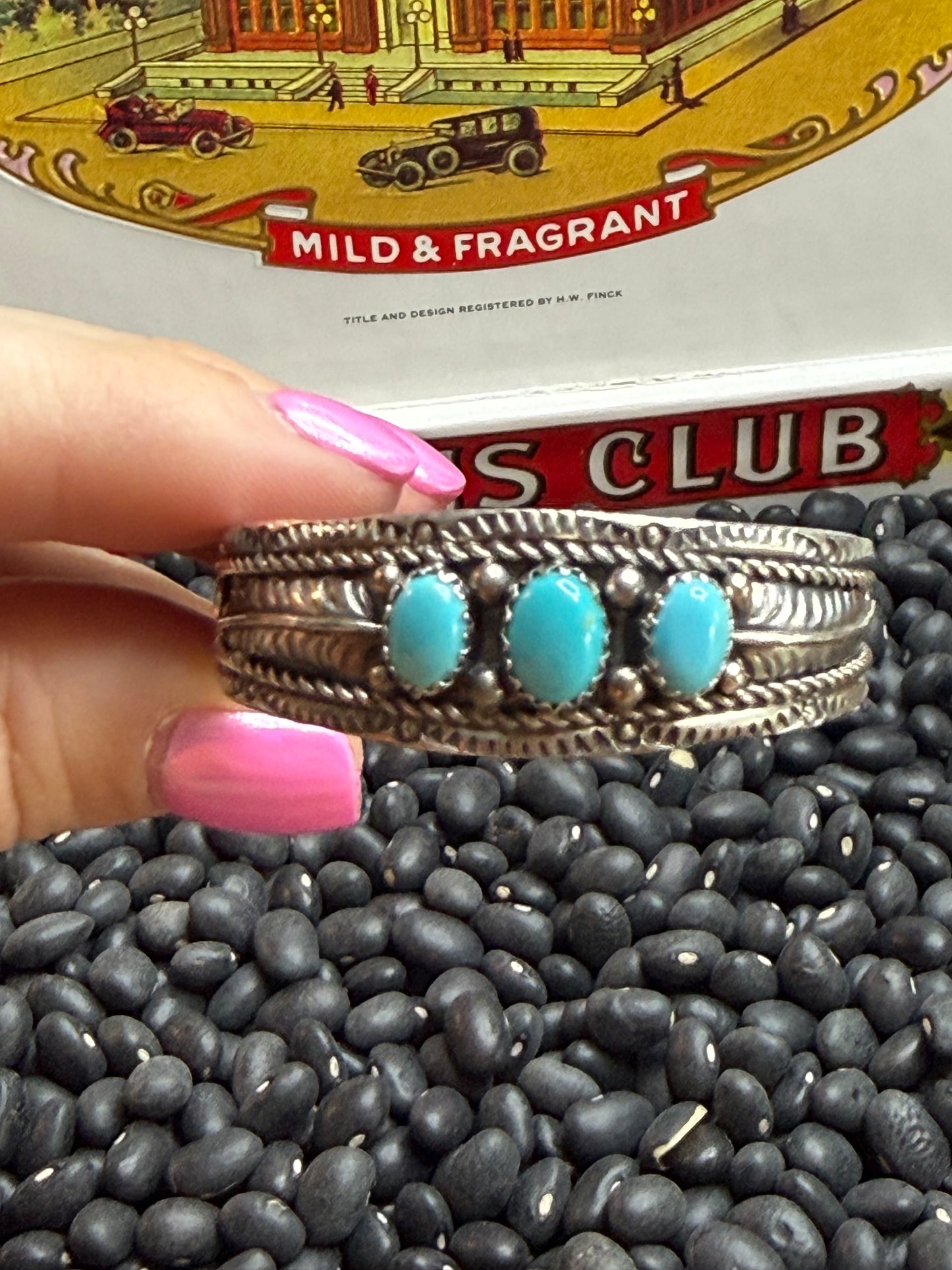 Turquoise Baby Cuff