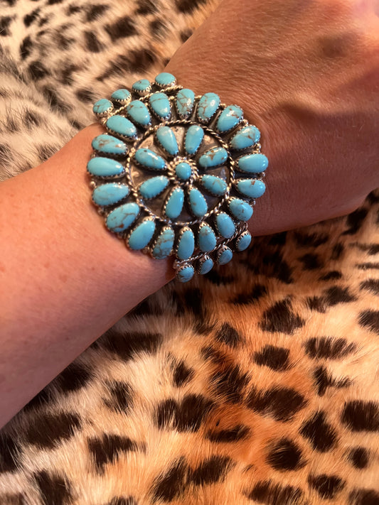 Large Turquoise Cuff
