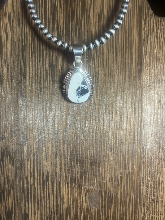 White Buffalo Pendant