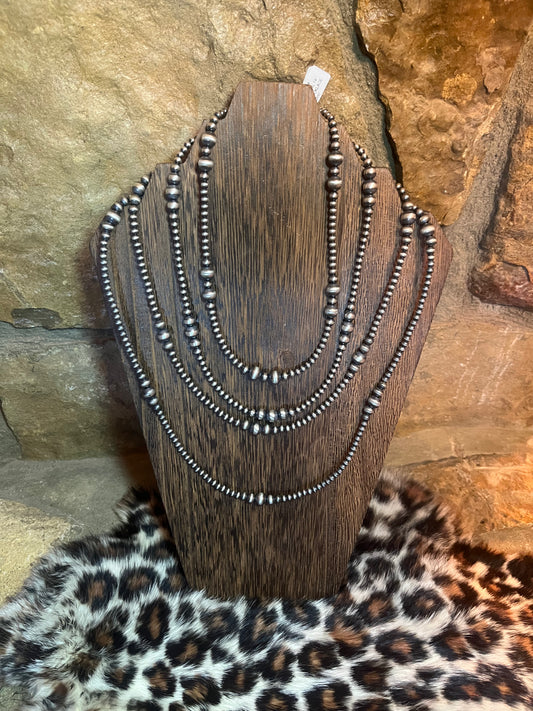4-8mm Graduated Pearl, 18 inch