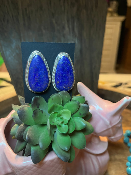 Blue Lapis Earrings