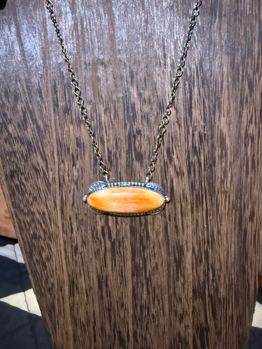 Large Spiny Oval Necklace
