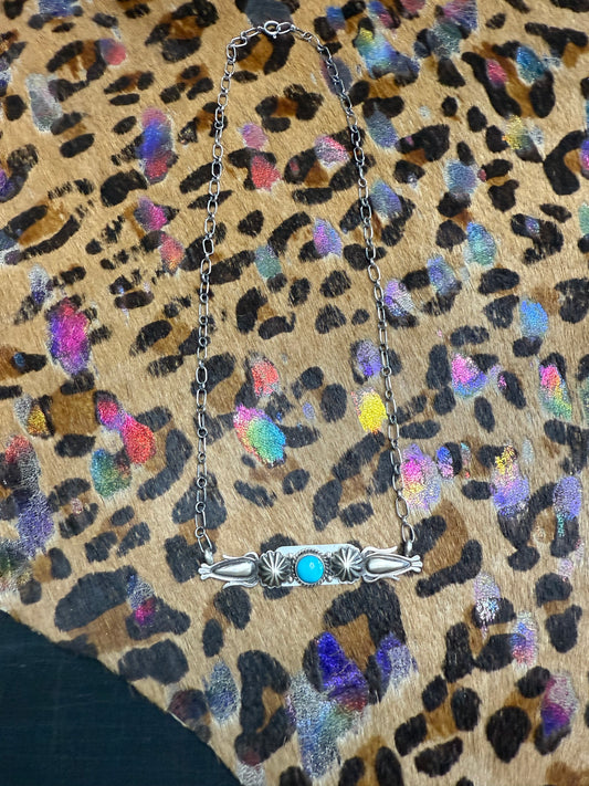 Concho Stick Necklace